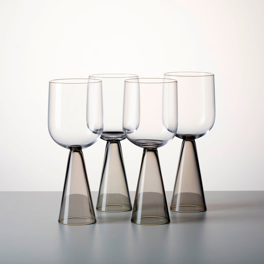 evivva! glasses - red wine (set of 4) | grey