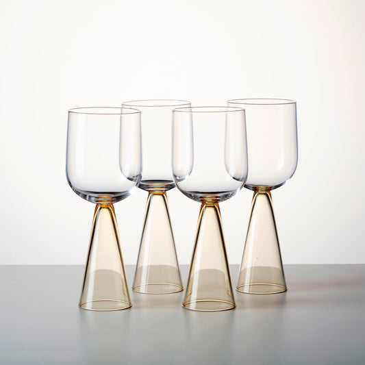 evivva! glasses - red wine (set of 4) | yellow